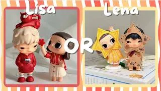 Thumbnail: Lisa or Lena  (July compilation 🍎🌟)#lisa  #lena #lisalena #lisaandlena