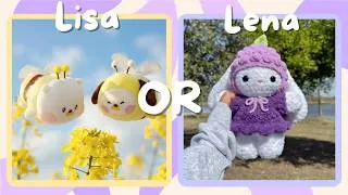 Thumbnail: Lisa or Lena 🍇 #lisa  #lena #lisalena #lisaandlena