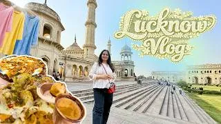 Thumbnail: LUCKNOW vlog ~ Best Chaat, Veg Food, Iconic Restaurant, Chikankari Shopping & Heritage Hotel Stay