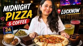 Thumbnail: BEST Pizza in Lucknow 🤩 24 Hours Restaurant in Lucknow with Asian Food, Pizza, Coffee & Desserts