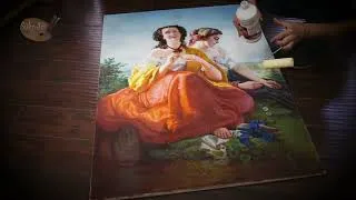 Thumbnail: Transforming Art: Varnishing a 19th Century Hungarian Masterpiece Copy