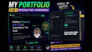 Thumbnail: AI Automation Portfolio Website | MERN Stack Developer Portfolio 2026 | Modern Responsive Portfolio