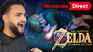 Thumbnail: OCARINA OF TIME REMAKE REVEALED! | Nintendo Direct Reaction