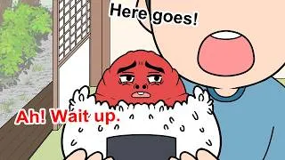 Thumbnail: The Mystery Ingredient in My Rice Ball (Onigiri): What is "Umeboshi"? | Animated Short Comedy