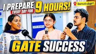Thumbnail: Can an Average Student Crack GATE? | Real GATE Toppers Interview | Tamil