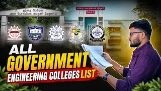 Thumbnail: TNEA 2026 All Government Engineering Colleges List 🔥 | Suman Mpm 