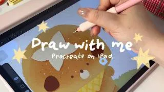 Thumbnail: Relaxing drawing with me on Procreate 🖍️ iPad drawing | art process ✨
