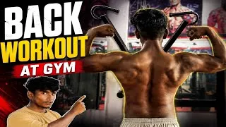 Thumbnail: Best Back Workout at Gym 💪 | Build a Wider & Stronger Back Fast