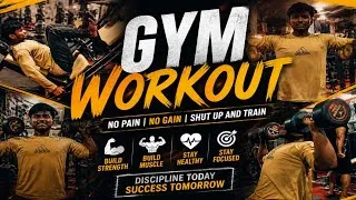 Thumbnail: GYM WORKOUT 🔥 Intense Motivation | No Pain No Gain