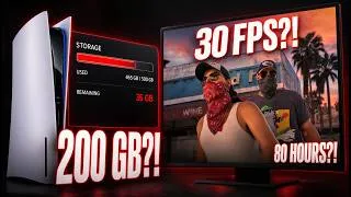 Thumbnail: GTA 6 DOWNLOAD SIZE,GAME LENGTH & FPS REVEALED ! 😱HOW BIG IS GTA 6 ?