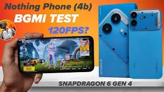 Thumbnail: Nothing Phone 4b Bgmi Test Review - Heating, Gyro & Battery Drain Test