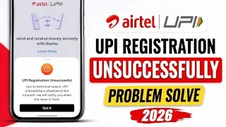 Thumbnail: Airtel payment bank upi regeneration unsuccessful | airtel payment bank upi registration failed 2026