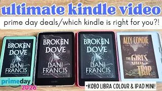 Thumbnail: PRIME DAY 2026 KINDLE COMPARISON - WHICH KINDLE IS RIGHT FOR YOU? #prime #primeday2026 #kindle #tech