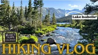 Thumbnail: HIKING 6.7 MILES TO LAKE ISABELLE IN COLORADO VLOG! #hiking #nature #naturevlog #colorado #vlog