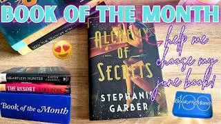 Thumbnail: BOOK OF THE MONTH JUNE SELECTION - HELP ME DECIDE! #bookvlog #booktube #bookofthemonth #botm #books