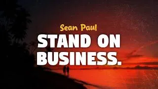 Thumbnail: Sean Paul - Stand on Business (lyrics)