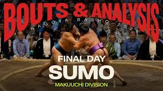 Thumbnail: GRAND SUMO: Day 15 of the July 2026 Nagoya Basho Tournament | Makuuchi Division