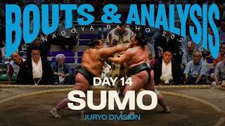Thumbnail: GRAND SUMO: Day 14 of the July 2026 Nagoya Basho Tournament | Juryo Division