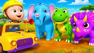Thumbnail: Wild Animals in My House | Learn Wild Animal for Kids | Dinosaur Stories for Kids | Sumo Bo