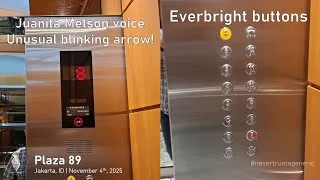 Thumbnail: JUANITA MELSON VOICE! | Fujitec Traction Lifts / Elevators - Plaza 89, Jakarta