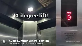 Thumbnail: [From @TG97Elevators] 90-DEGREE LIFT! | Toshiba Elevator - KL Sentral (Access to NU Sentral)