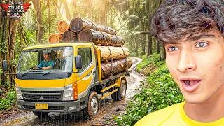 Thumbnail: Transporting Wood With My New Mini Truck🪵 ~ Truck Simulator Indonesia