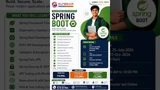 Thumbnail: Learn Spring Boot | Lecture 1 | SunBeam IT Training Institute