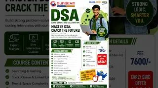 Thumbnail: DSA Class 1 | Introduction to Data Structures & Algorithms | SunBeam