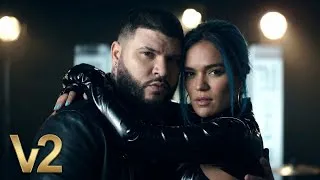 Thumbnail: Peleas Por Mí ❤️🥀 | Farruko x Karol G (Official Lyrics Video)