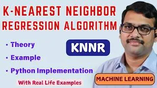 Thumbnail: K-Nearest Neighbor (KNNR) Regression Algorithm with Implementation || Machine Learning