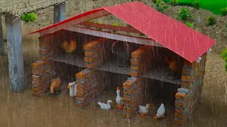 Thumbnail: Heavy Rain Destroyed the Road | DIY Mini Tractor and Road Roller Making Realistic Concrete Road