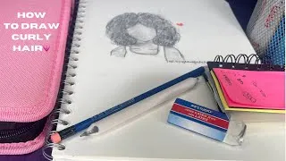Thumbnail: How to Draw Curly Hair Step by Step🩷