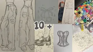 Thumbnail: Cute things you can sketch when ur bored 🎀