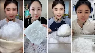 Thumbnail: ASMR FREEZER FROST EATING/WHITE ICE EATING 