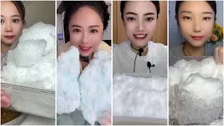 Thumbnail: ASMR WHITE ICE EATING/FREEZER FROST EATING 
