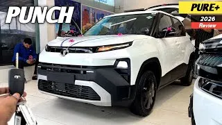 Thumbnail: Tata Punch PURE+ 2026 ❣️!! New Tata Punch Pure Plus Detailed Review 😍!!