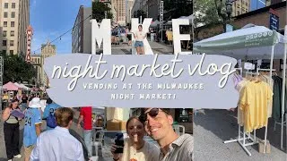 Thumbnail: Vending at the Milwaukee Night Market!🌝 How it went + what we would do differently!
