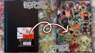 Thumbnail: Starting my NEW Sketchbook - Decorating the Front