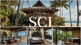Thumbnail: A modern Indonesian beach house exterior with traditional Balinese architectural elements