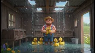 Thumbnail: Oh no! It's raining! The animals on Old McDonald's farm need help |   Kids Learning Animals .