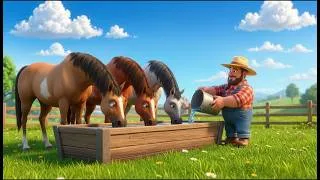 Thumbnail: Old MacDonald Had a Farm 🐖🐮 | Learn Farm Animals & Sounds | Nursery Rhymes for Kids.