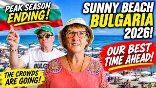 Thumbnail: SUNNY BEACH BULGARIA 😱 The LAST Weekend of Peak Season 2026!