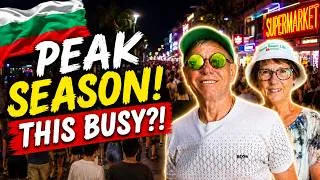 Thumbnail: Sunny Beach Bulgaria PEAK SEASON 2026 😲 So Busy!