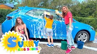 Thumbnail: Sunny Kids Wash Our Car Children Song | The Car Song by Sunny Kids Songs