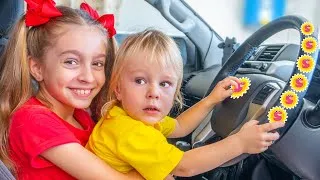 Thumbnail: We are in the car song | Nursery Rhymes & Children Songs by Sunny Kids Songs