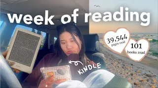 Thumbnail: what i REALISTICALLY read in a week on my kindle 💖