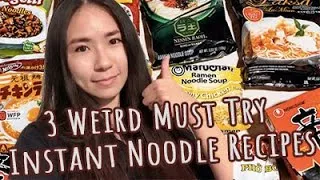 Thumbnail: 3 Weird MUST TRY Instant Noodle Recipes | Sunny Life