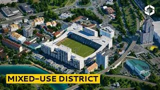 Thumbnail: I Built a Stadium District Around a Rail Hub