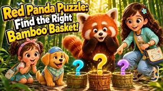 Thumbnail: Red Panda Puzzle: Find the Right Bamboo Basket!