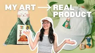 Thumbnail: I Turned My Cat Drawings Into a Real Product 🧢